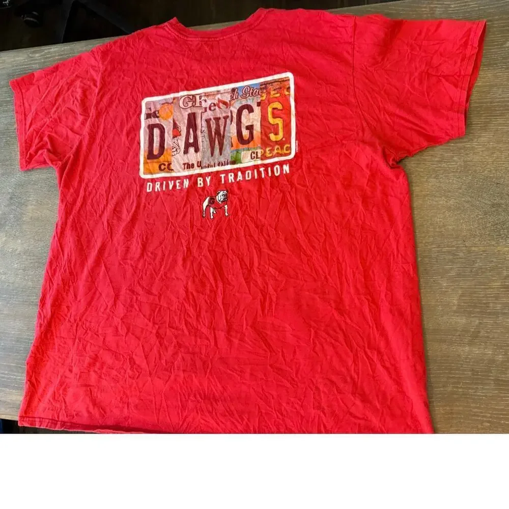 UNIVERSITY OF GEORGIA Dawgs Tee T-Shirt Collegiate Gameday 2XL XXL - Picture 2 of 6